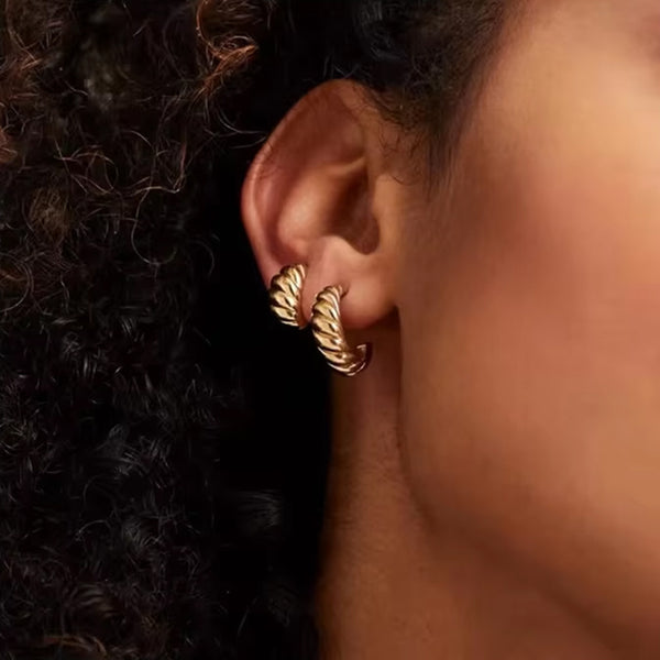 Yewelorat Gold Earrings