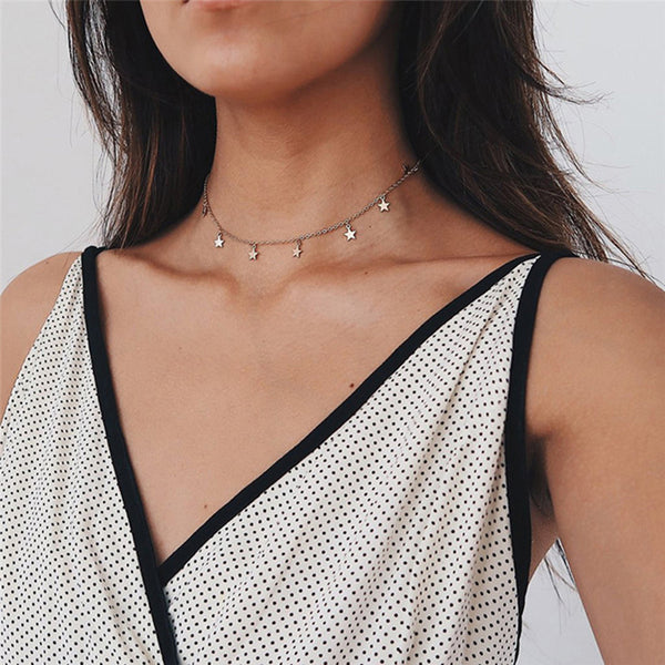 Yewelorat Star Pendant Necklace