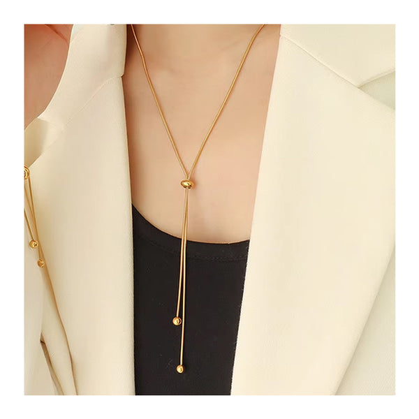 Yewelorat Adjustable Snake Chain Necklace