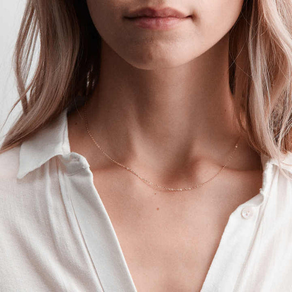 Yewelorat Gold Chain Link Necklace – Yew60