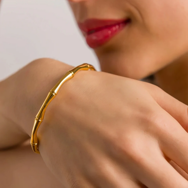 Yewelorat 14K Gold Plated Minimalist Bracelet